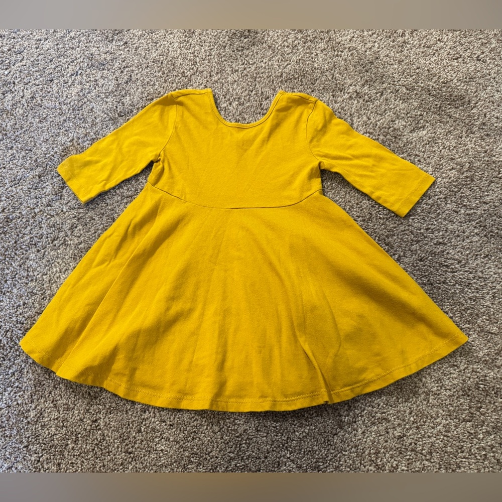 Old Navy Mustard Yellow Kids Dress